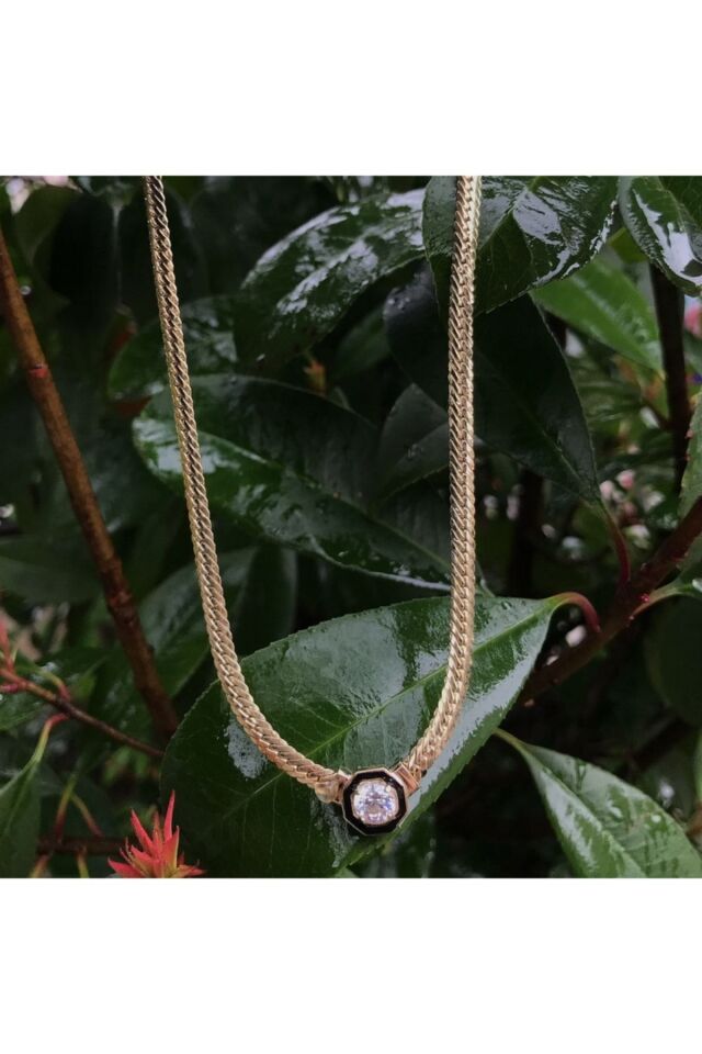 Balıksırtı Altın Kolye