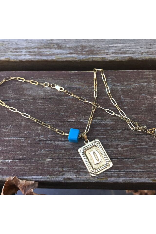 D Harfi Altın Kolye