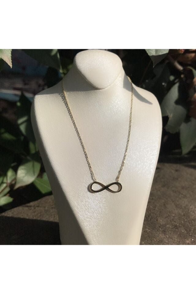 Kadın Sarı Sonsuzluk Kolye