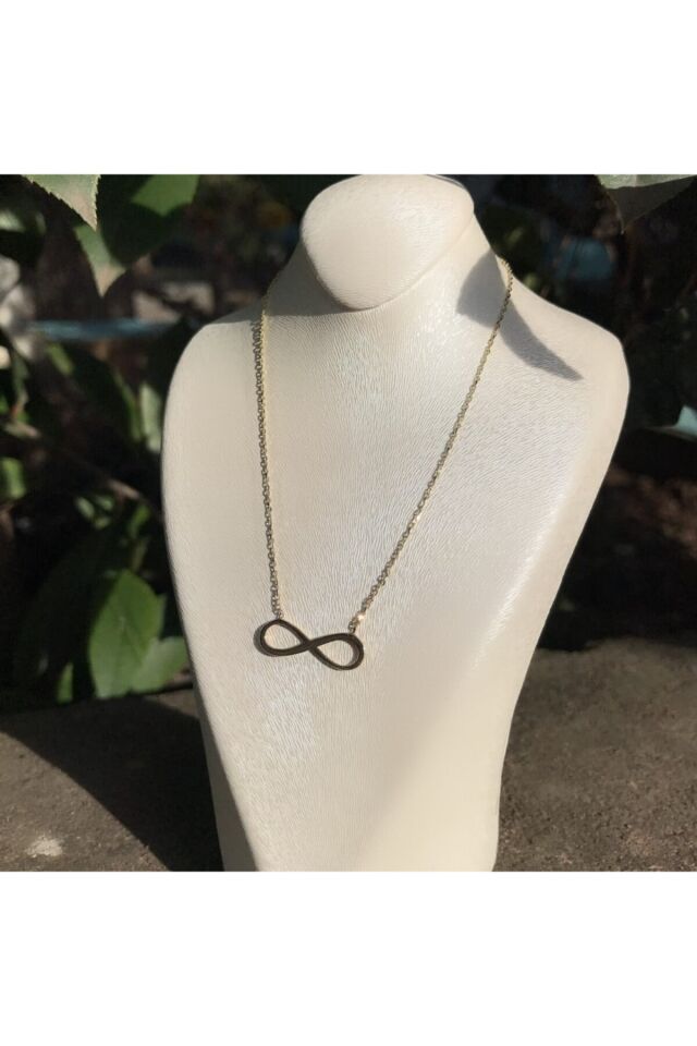 Kadın Sarı Sonsuzluk Kolye