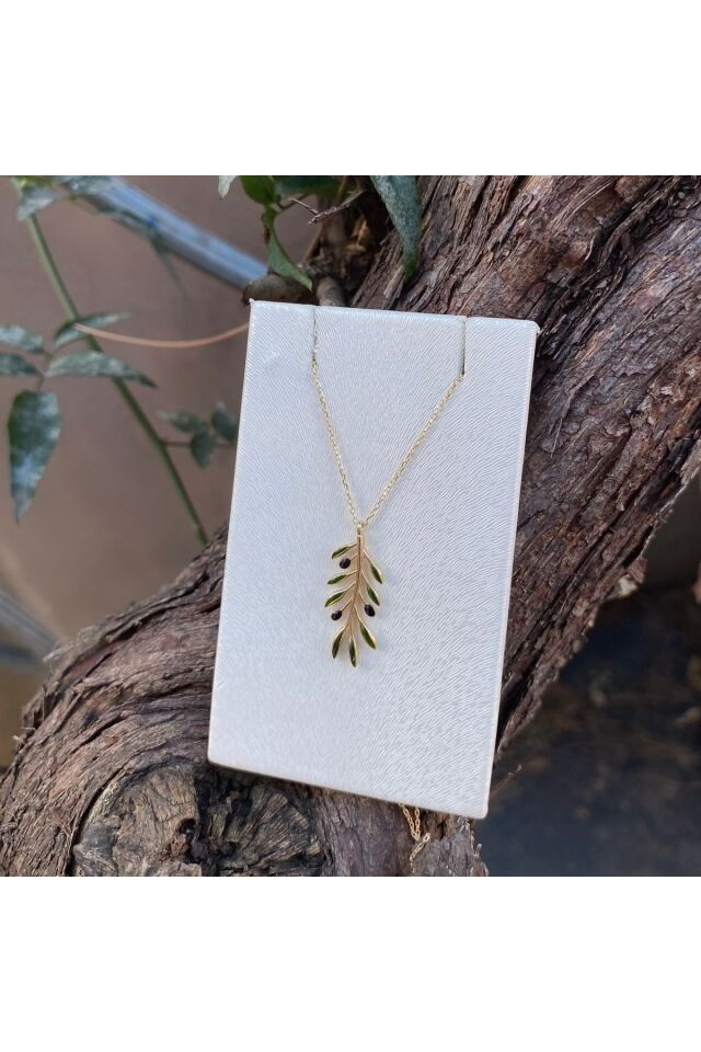 Zeytindalı Altın kolye