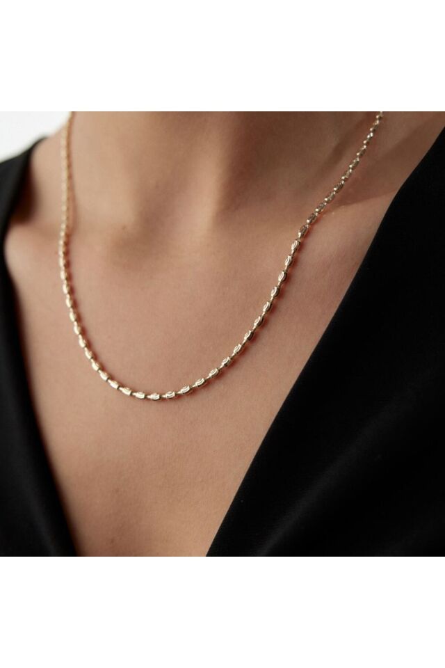 İtalyan tasarım zincir kolye