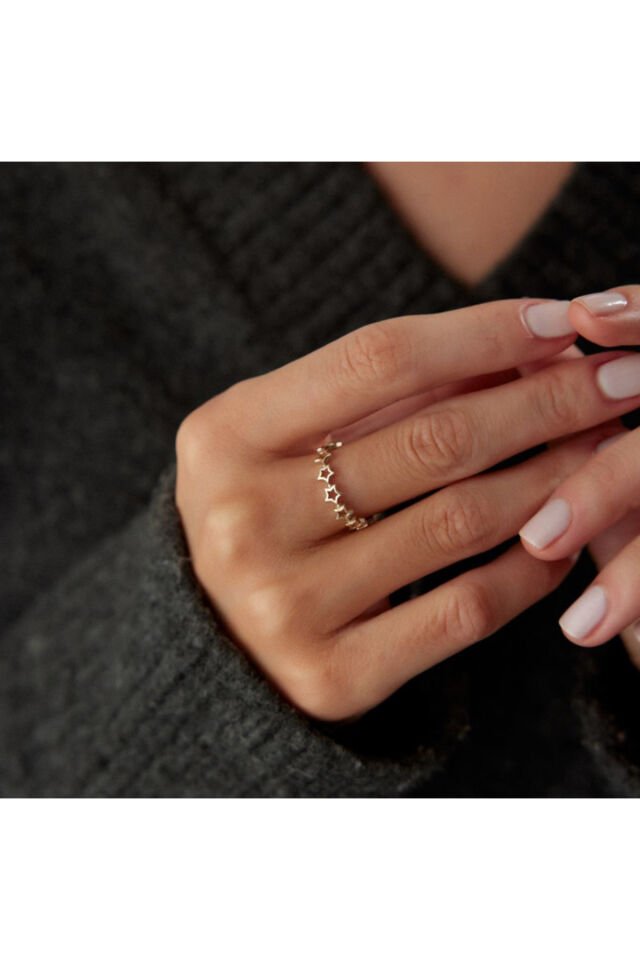 Yıldız altın yüzük