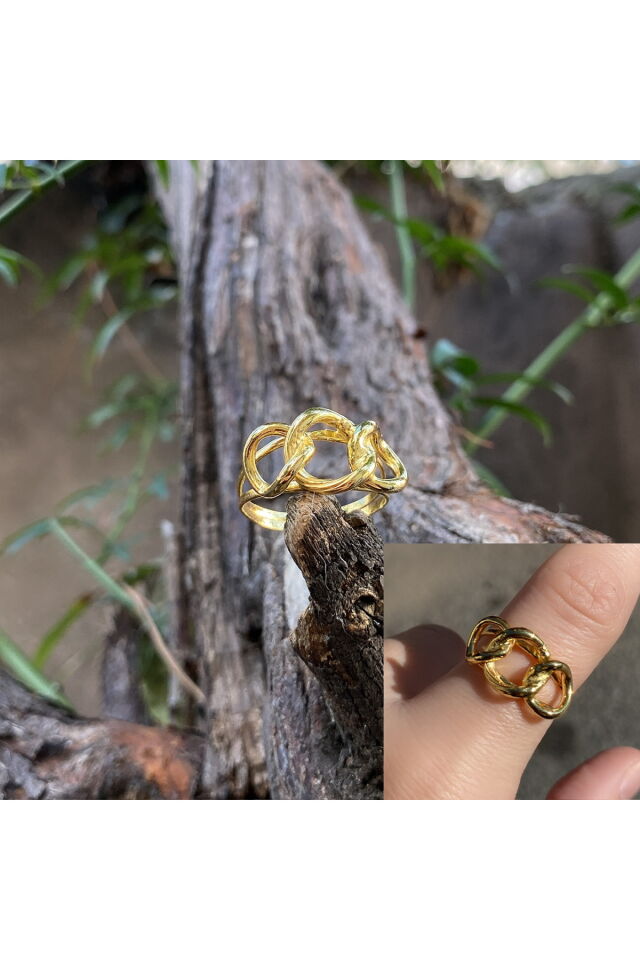 Altın Samanyolu yüzük