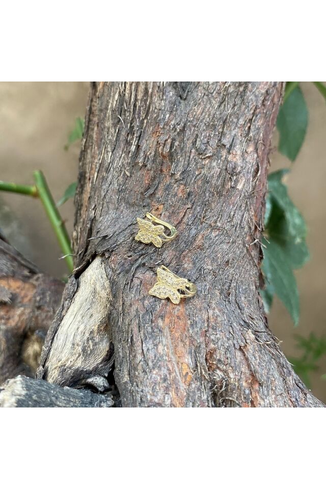 Kelebek çocuk küpesi