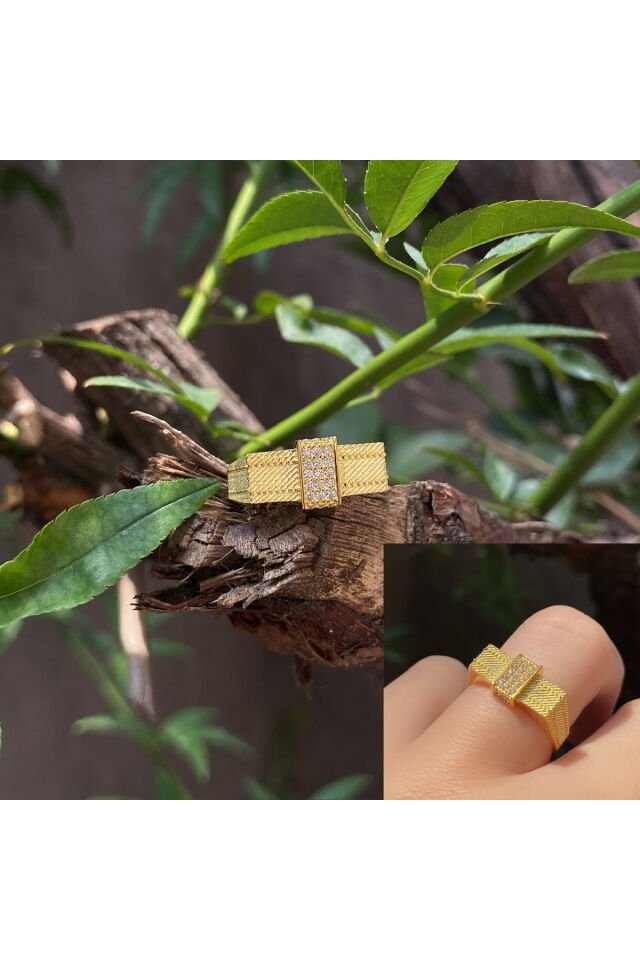 Altın hasır yüzük