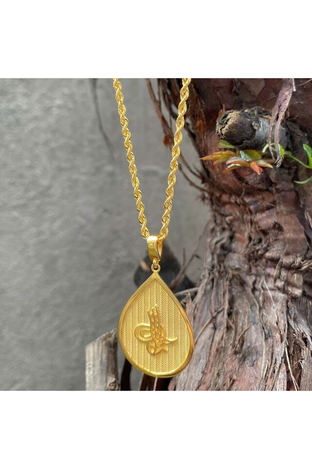 Altın tuğra kolye