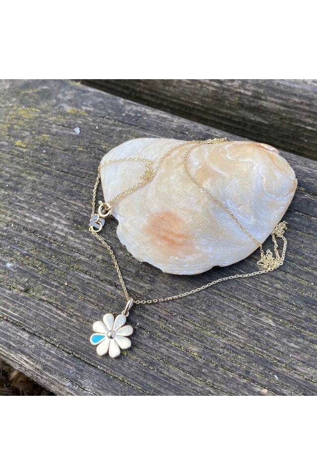 Altın Çiçek kolye