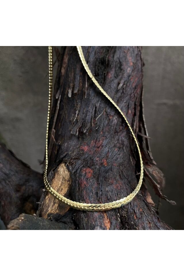 Altın İtalyan zincir kolye