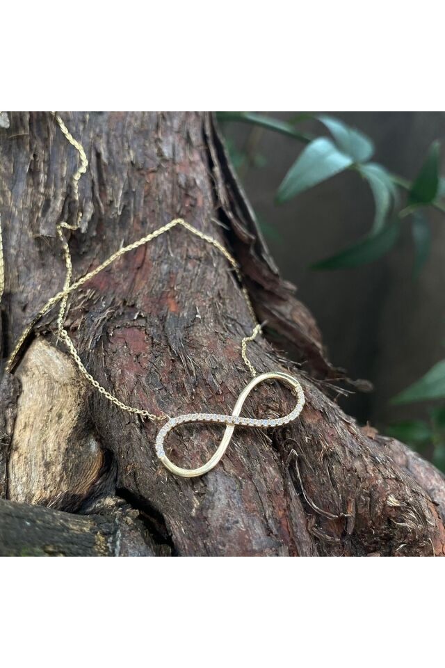 Altın sonsuzluk kolye