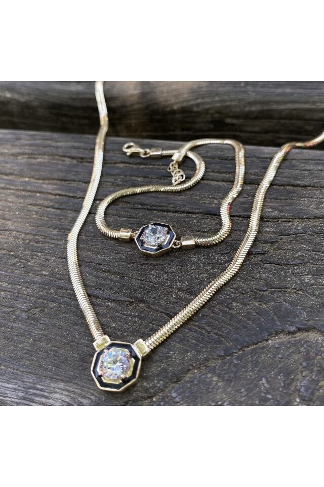 Altın balıksırtı ikili set