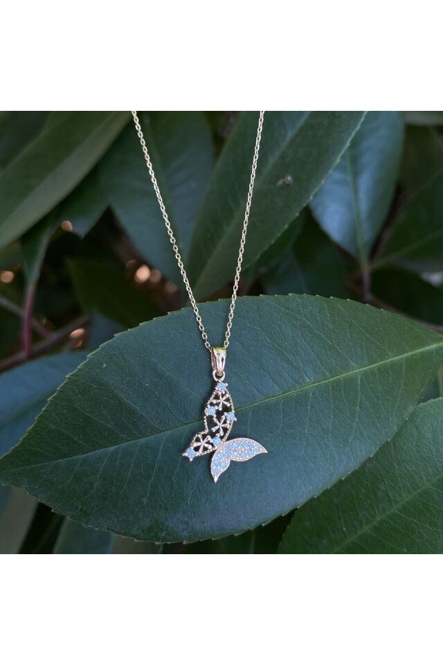 Kelebek Altın Kolye