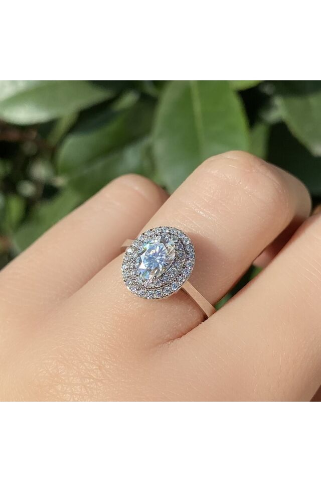 1.07ct Mozanit Yüzük