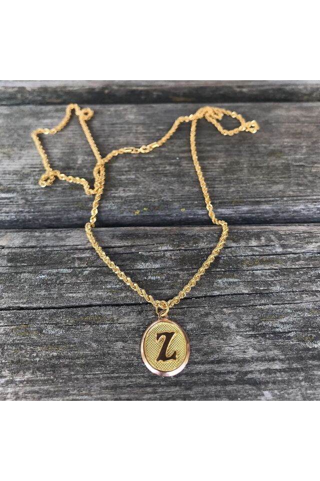 Burgu Zincir Harf Kolye