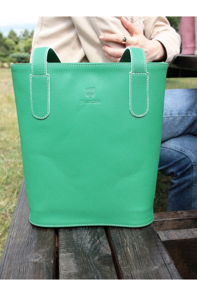 Budapest Gerçek Deri Omuz Çantası