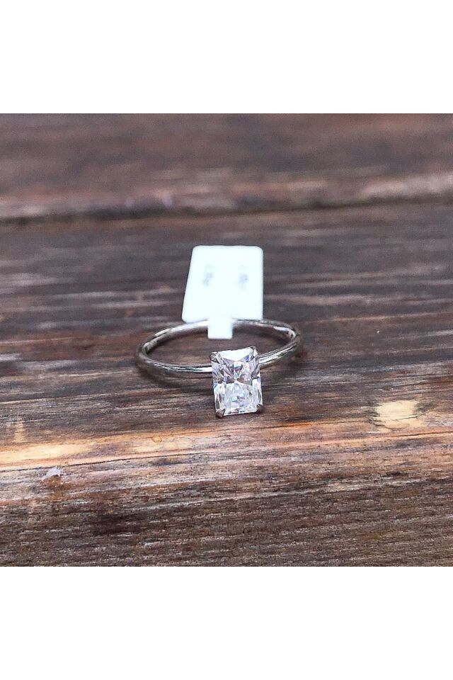 1.00karat Baget Mozanit Yüzük